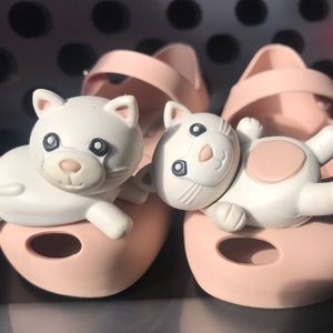 Mini Melissa shoes/ Cat shoes/ Beige shoes/